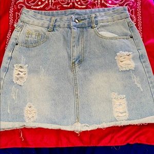 Jean skirt
